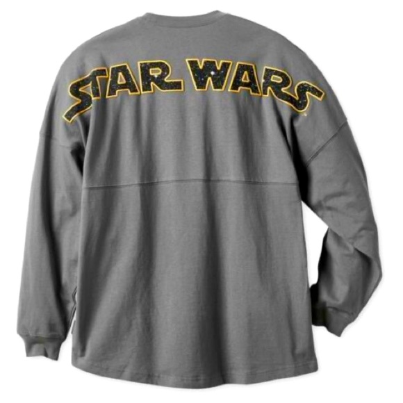 Disney Parks Galaxy’s Edge Star Wars Gray Spirit Jersey Tee T-Shirt - Picture 2 of 13